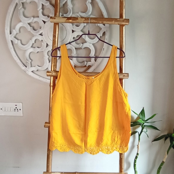 💚 Orange Broderie Anglaise Top - Picture 8 of 14